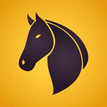 Horse logo Stock Illustration