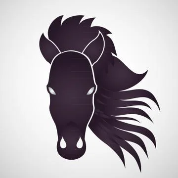 Horse logo Stock Illustration