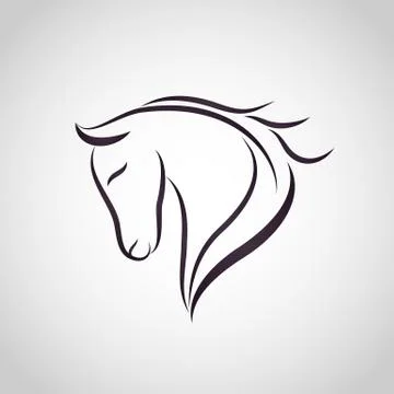 Horse logo Stock Illustration
