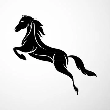 Horse logo Stock Illustration