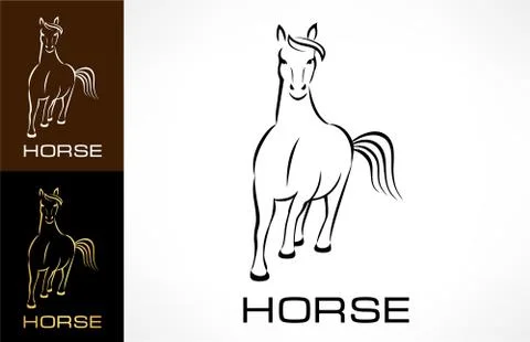 Horse logo Stock Illustration