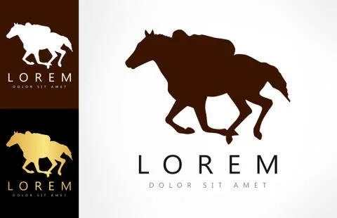 Horse logo Stock Illustration