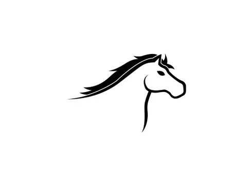 Horse logo Stock Illustration