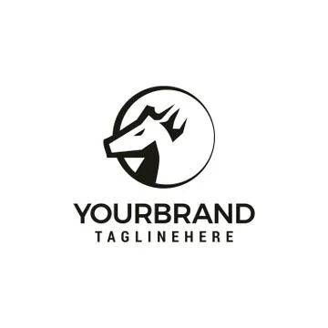 Horse logo Stock Illustration