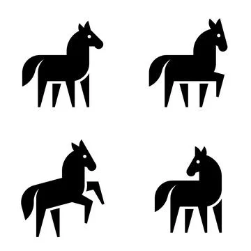 Horse Logo Stock Illustration