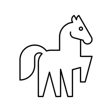 Horse logo Stock Illustration