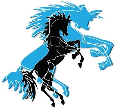 Horse logo Stock Photos