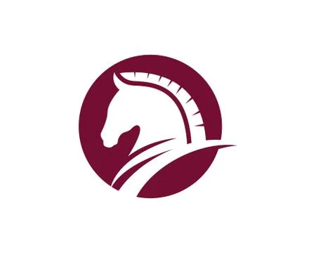 Horse Logo Template Stock Illustration
