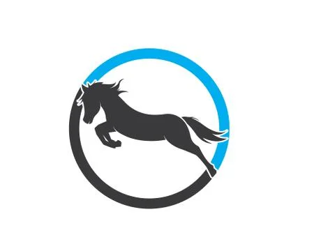 Horse Logo Template Vector illustration Stock-Illustration