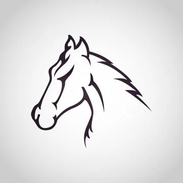 Horse logo vector icon design Stock Illustration