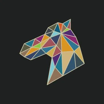 Horse logo vector icon design Stock Illustration