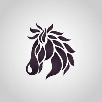 Horse logo vector icon design Stock Illustration
