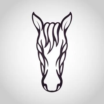 Horse logo vector icon design Stock Illustration