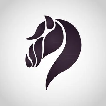 Horse logo vector icon design Stock Illustration