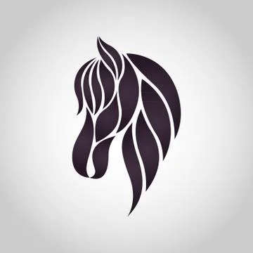 Horse logo vector icon design Stock Illustration
