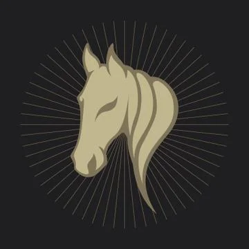 Horse logo vector icon design Stock Illustration