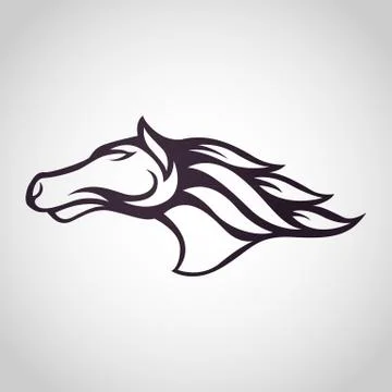 Horse logo vector icon design Stock Illustration