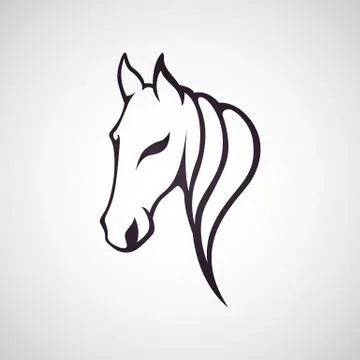 Horse logo vector icon design Stock Illustration