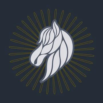 Horse logo vector icon design Stock Illustration