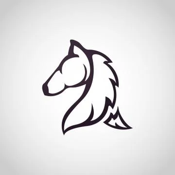 Horse logo vector Stock Illustration