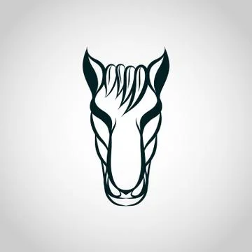 Horse logo vector Stock Illustration