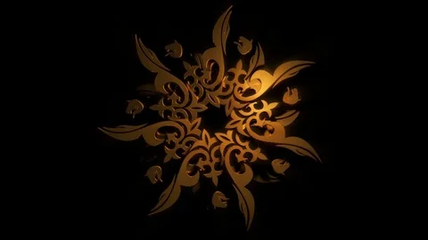 Horse Ornament Element Stock Footage 75874853