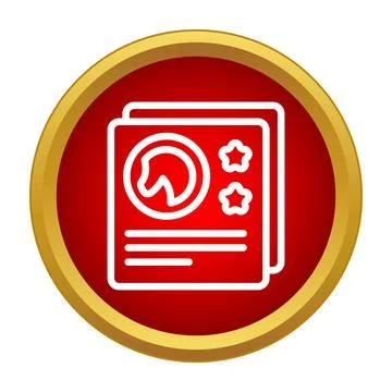 Horse pedigree document or competition results icon Stock Illustration