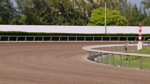 HORSE RACING - AROUND THE FIRST CORNER Stock Footage 59580917
