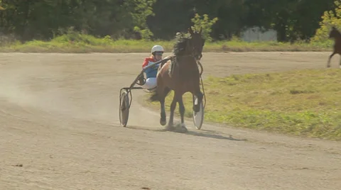 Horse racing Stock-Footage 29654595