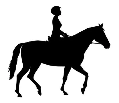 Horse racing Stock Illustration