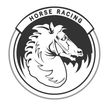 Horse racing Stock Illustration
