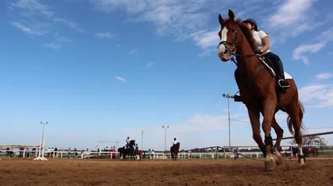 Horse Riding Stock Footage 34363889