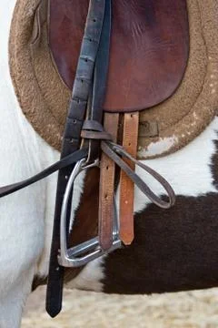 Horse saddle Fotos de archivo
