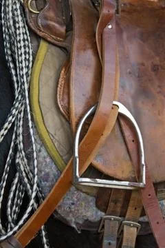 Horse saddle 스톡 사진