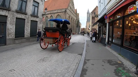 Horse Сarriage Stock Footage 127017485