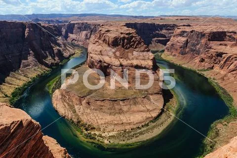 Horse shoe bend Stock Photos