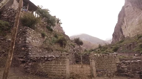 Horse stable made of mud 動画素材 105881566