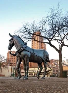 Horse statue Stock Photos