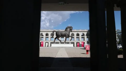 Horse Statue Timelapse 動画素材 211111981