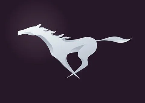 Horse symbol vector Stock Illustration
