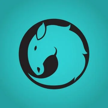 Horse symbol vector Stock Illustration