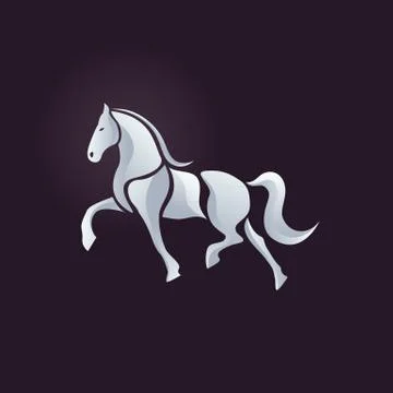 Horse symbol vector Stock Illustration