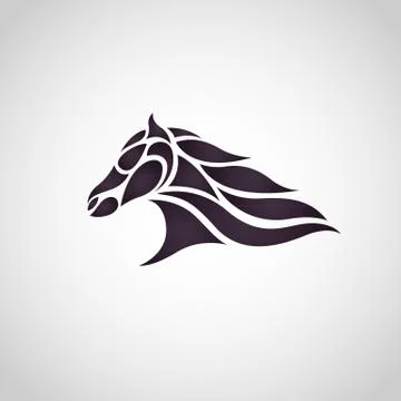 Horse symbol vector Stock Illustration