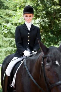 Horseback riding Stock Photos