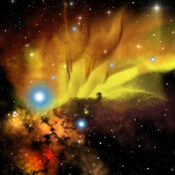 Horsehead nebula Stock Illustration