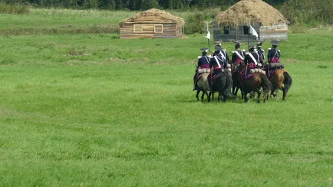 Horsemans Stock Footage 107866419