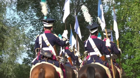 Horsemen Vídeo Stock 107868989