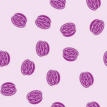 Horseradish condiment glyph seamless pattern Illustrazione stock