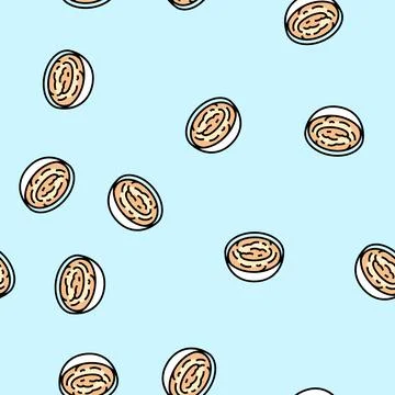 Horseradish condiment vector seamless pattern Illustrazione stock