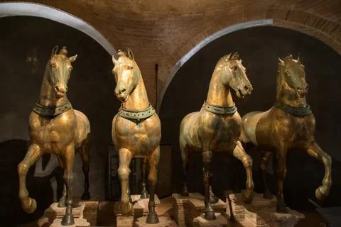 Horses of Saint Mark Stock Photos